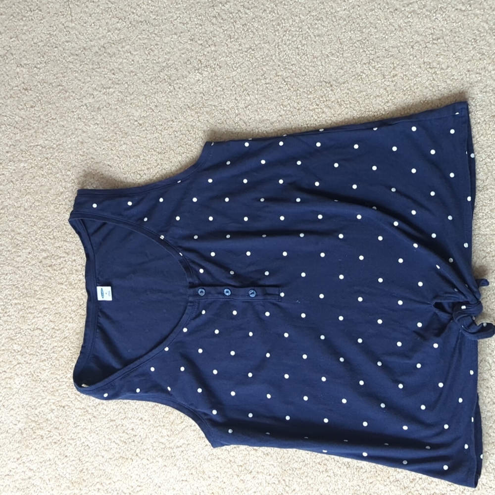 Womens polka dot tank